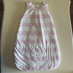 Jacadi Pink and White Striped Sleep Sack